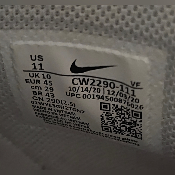 ✨ Nike Air Force 1 High '07 Triple White – Size 11 Men’s - Picture 5 of 9